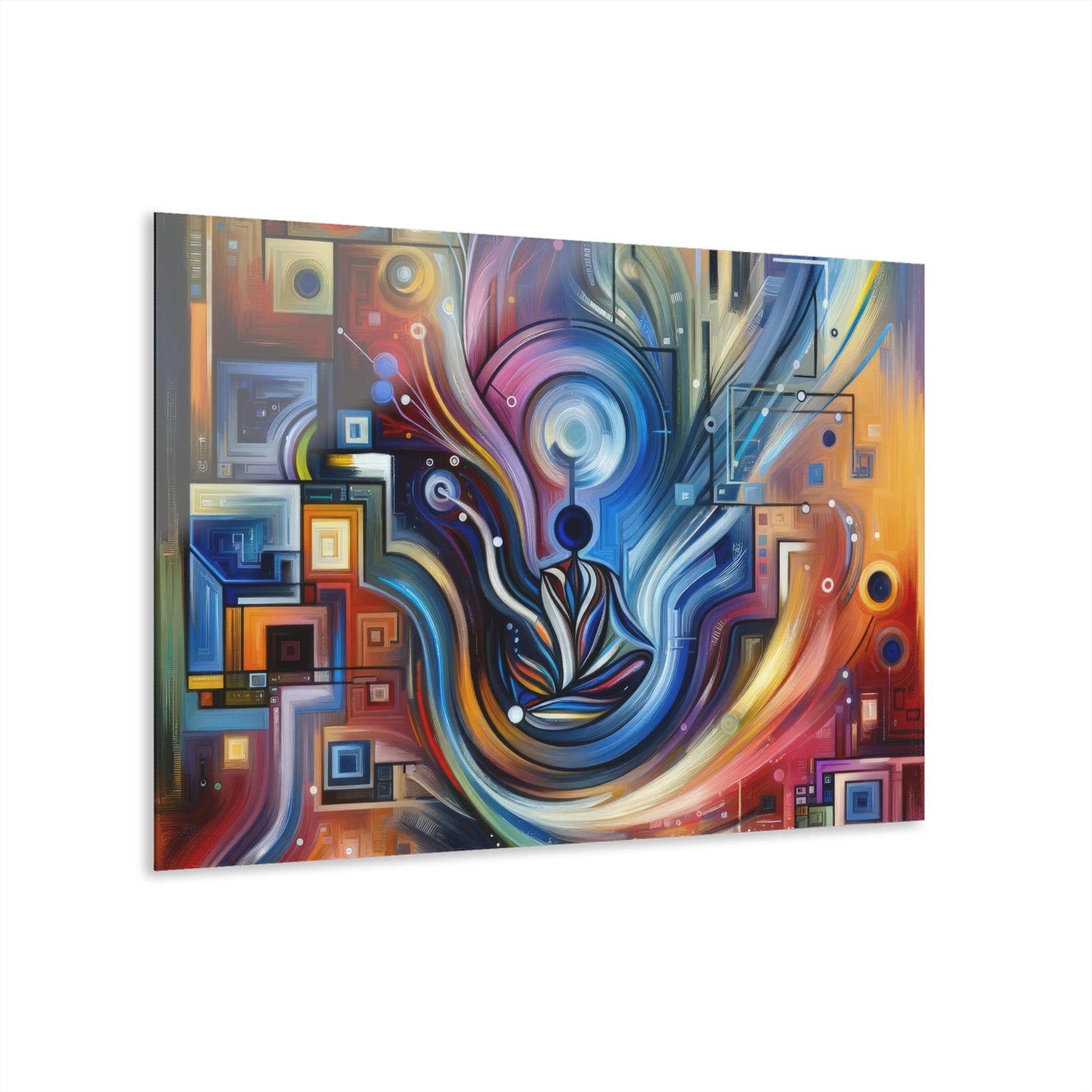 Digital Mindfulness Abstract Acrylic Prints (French Cleat Hanging) - ATUH.ART