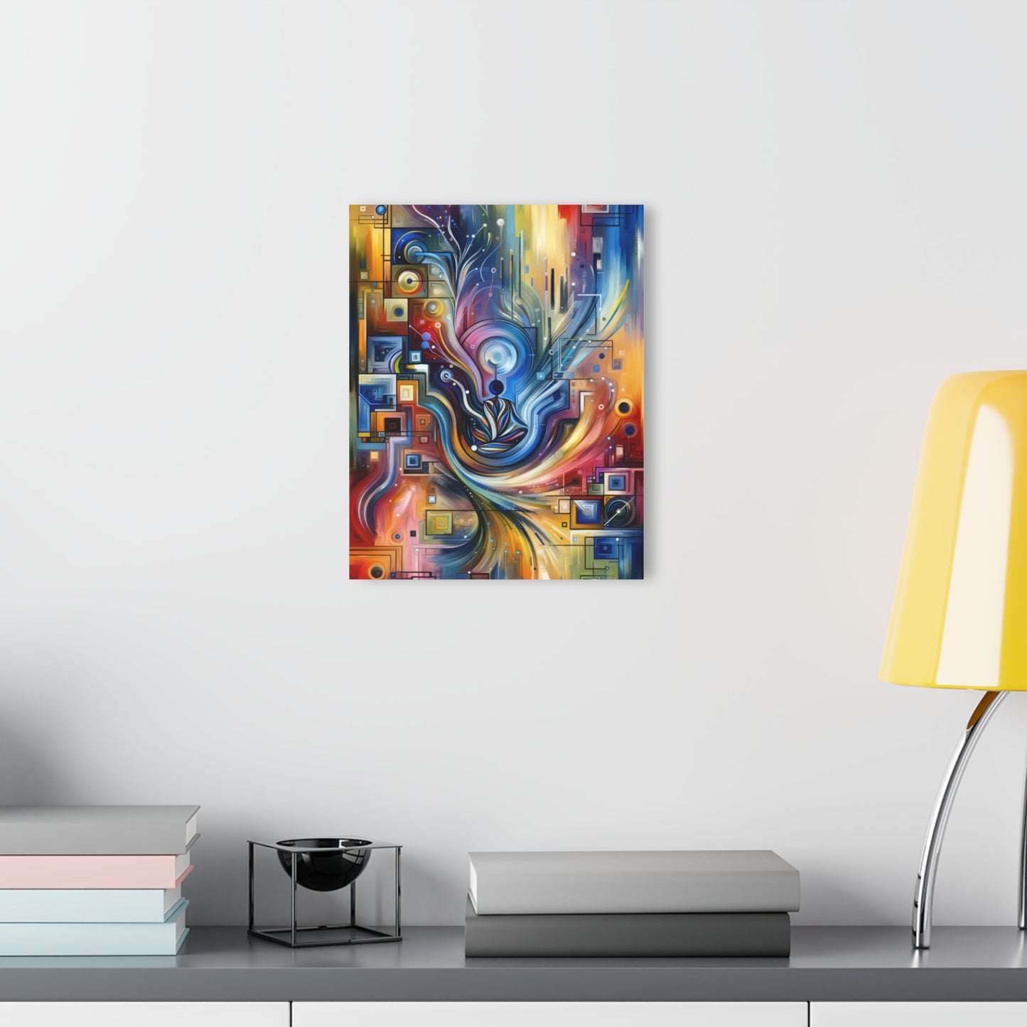 Digital Mindfulness Abstract Acrylic Prints (French Cleat Hanging) - ATUH.ART
