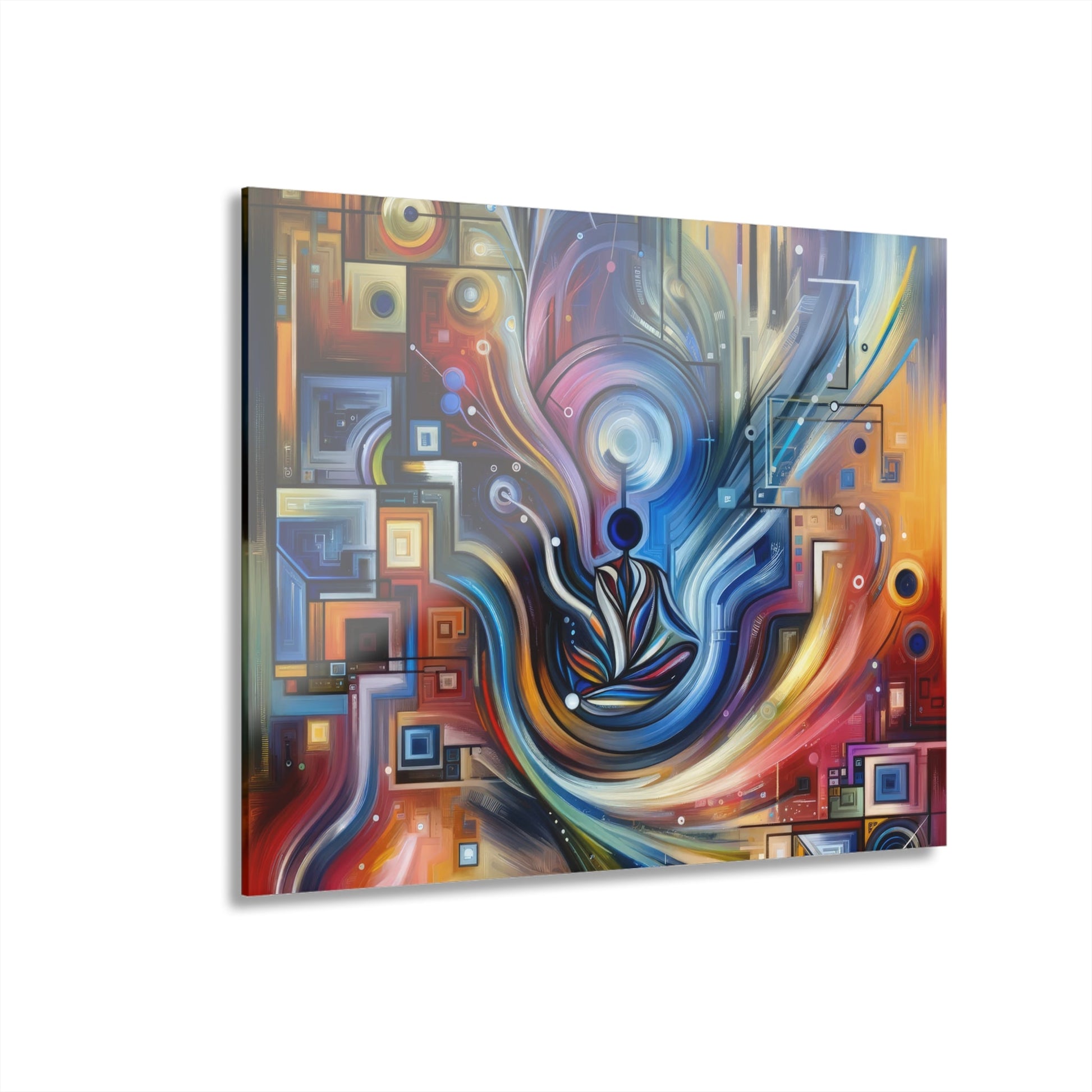 Digital Mindfulness Abstract Acrylic Prints (French Cleat Hanging) - ATUH.ART