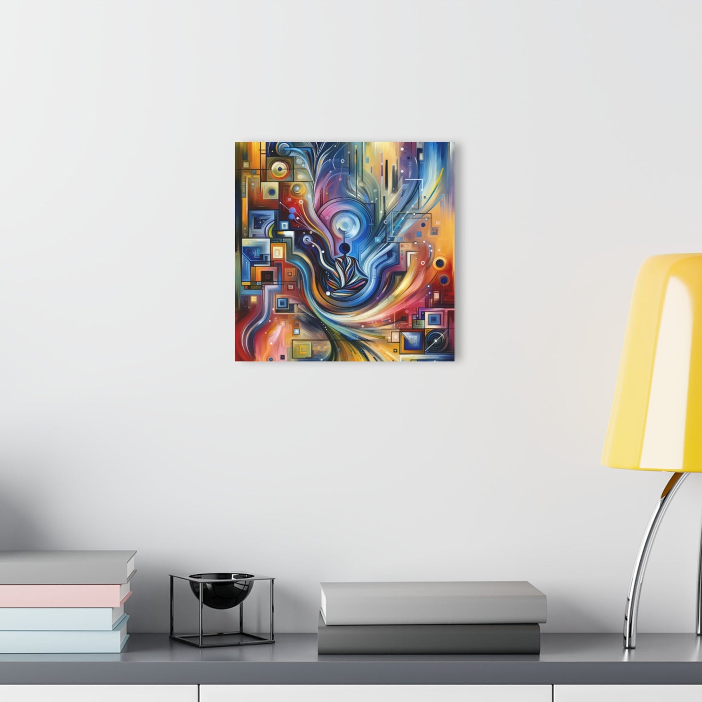 Digital Mindfulness Abstract Acrylic Prints (French Cleat Hanging) - ATUH.ART
