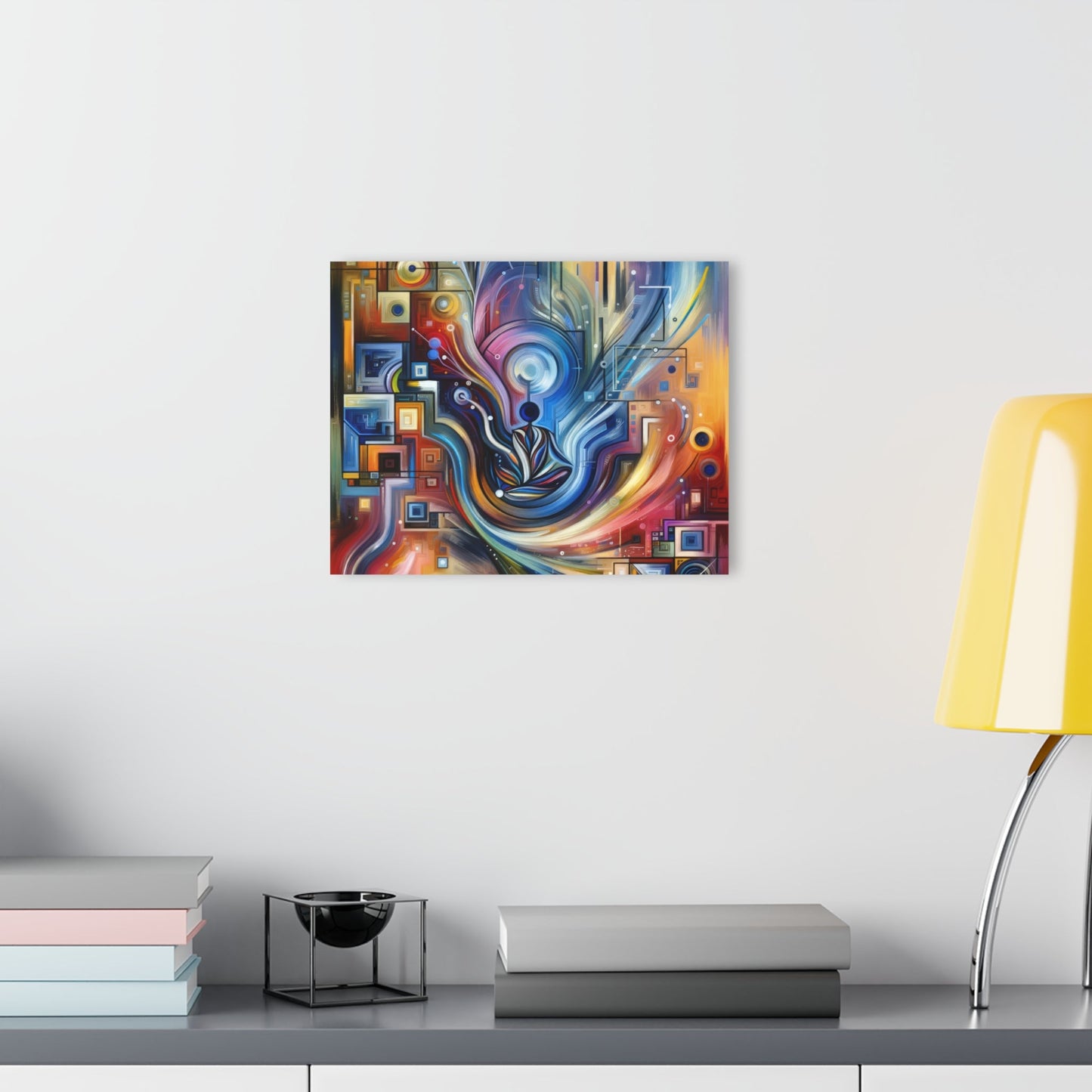 Digital Mindfulness Abstract Acrylic Prints (French Cleat Hanging) - ATUH.ART