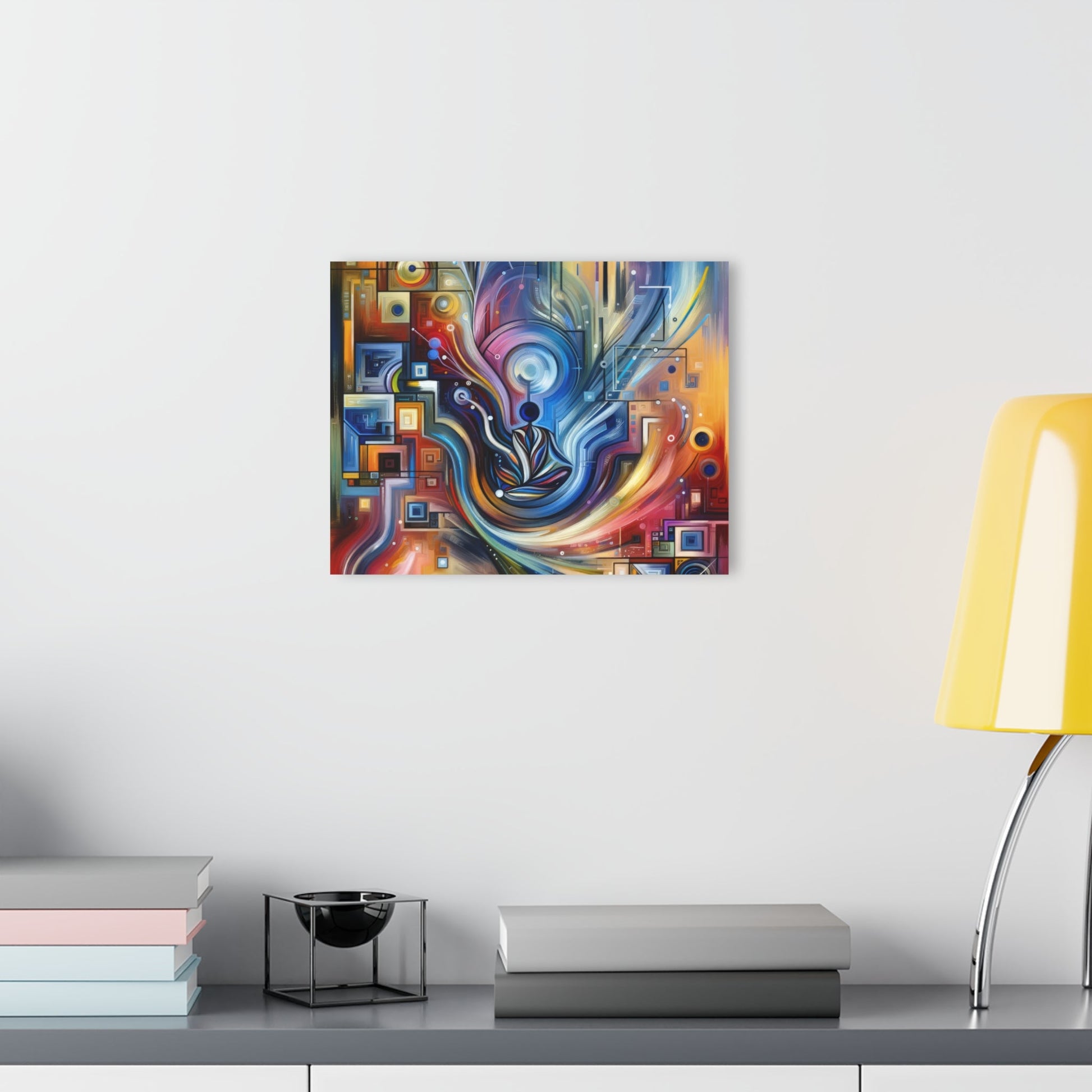 Digital Mindfulness Abstract Acrylic Prints (French Cleat Hanging) - ATUH.ART