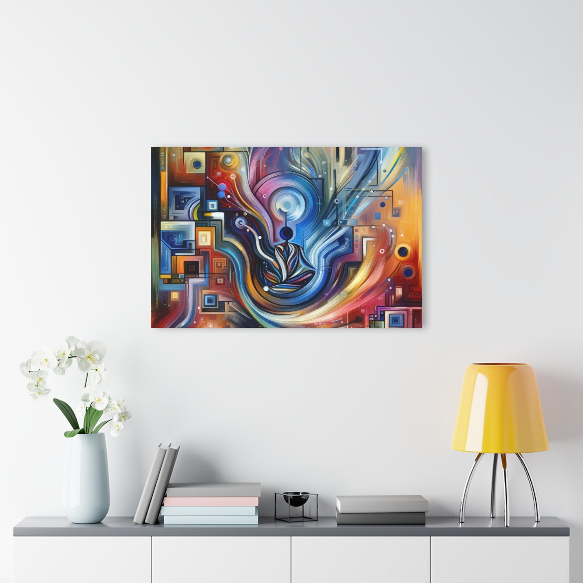 Digital Mindfulness Abstract Acrylic Prints (French Cleat Hanging) - ATUH.ART