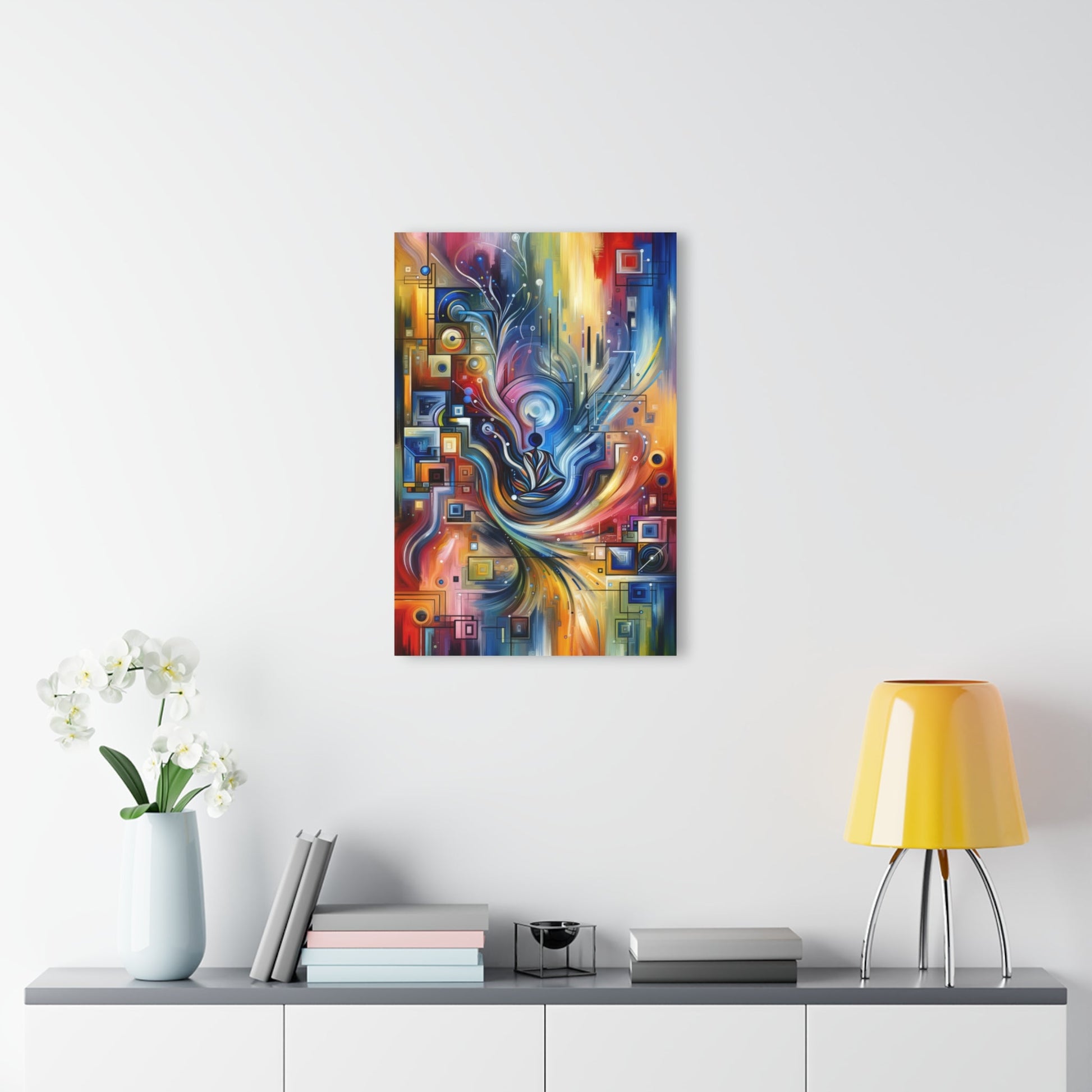 Digital Mindfulness Abstract Acrylic Prints (French Cleat Hanging) - ATUH.ART