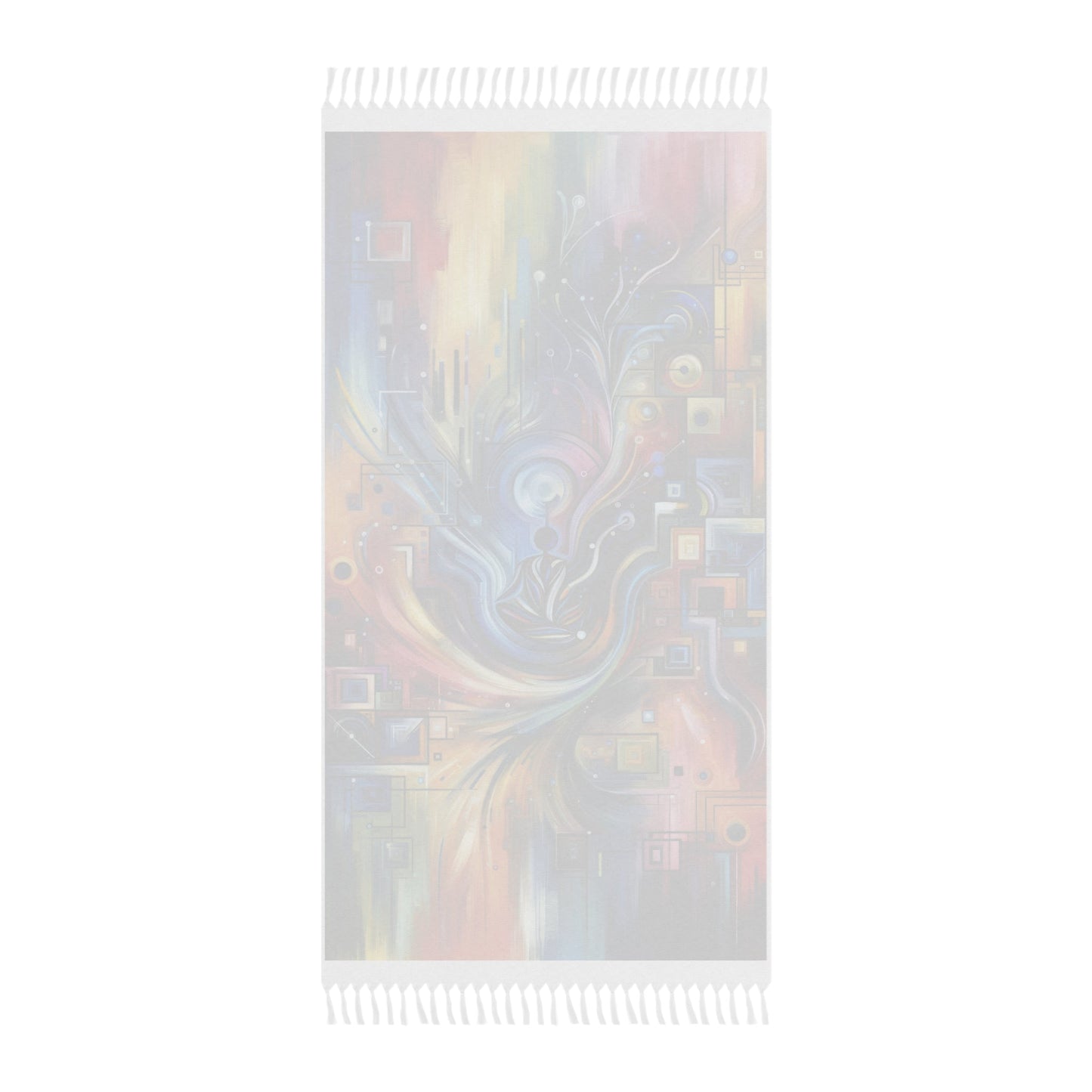 Digital Mindfulness Abstract Boho Beach Cloth - ATUH.ART