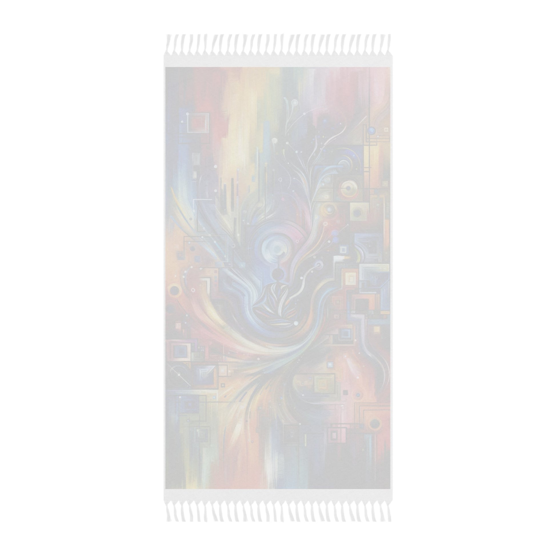 Digital Mindfulness Abstract Boho Beach Cloth - ATUH.ART