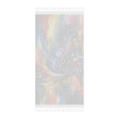 Digital Mindfulness Abstract Boho Beach Cloth - ATUH.ART