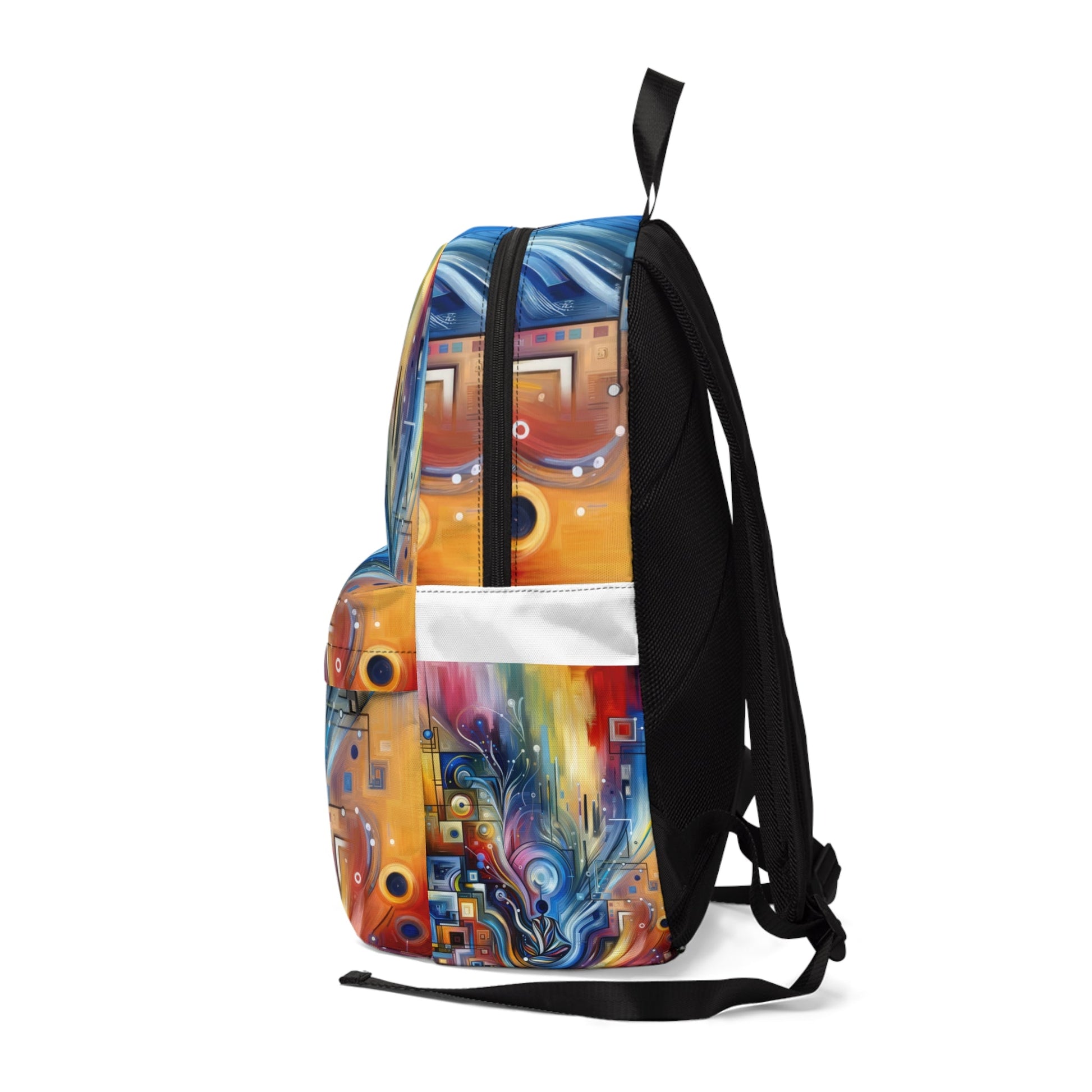 Digital Mindfulness Abstract Unisex Classic Backpack - ATUH.ART