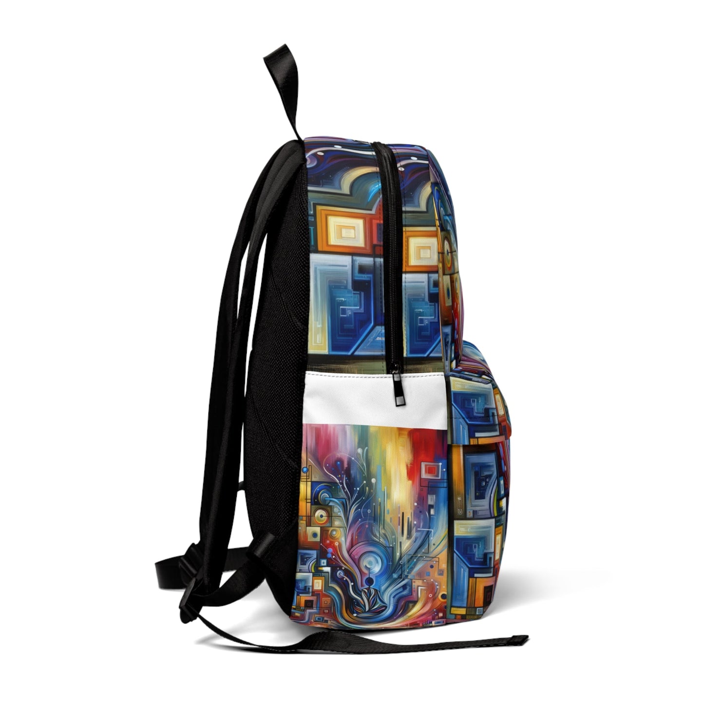 Digital Mindfulness Abstract Unisex Classic Backpack - ATUH.ART