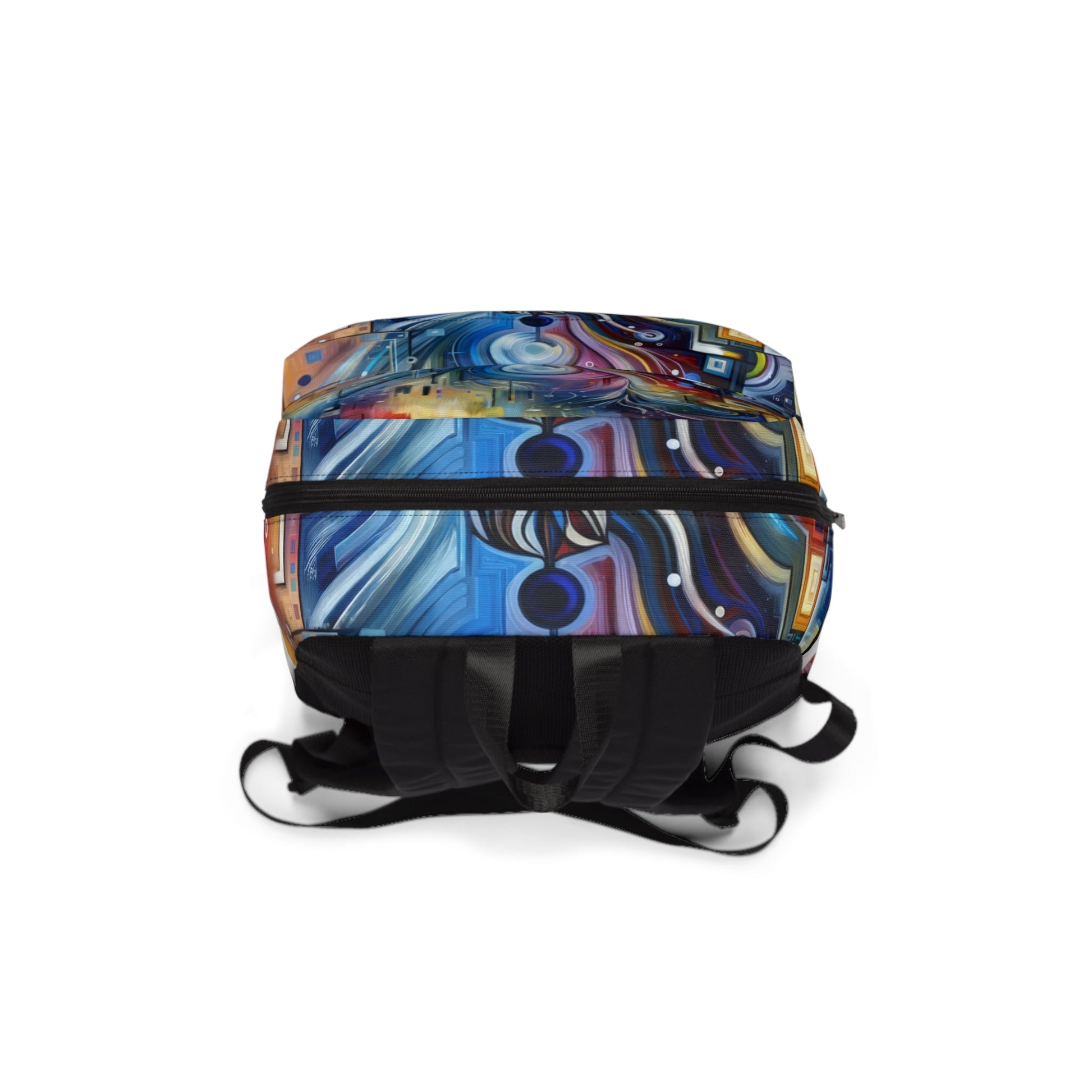Digital Mindfulness Abstract Unisex Classic Backpack - ATUH.ART
