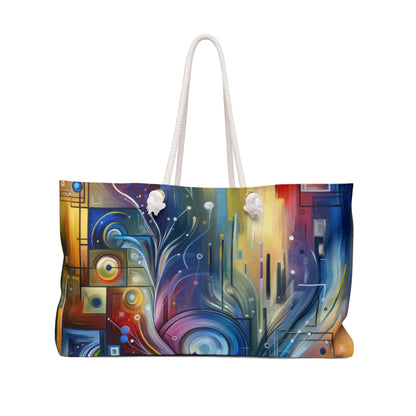 Digital Mindfulness Abstract Weekender Bag - ATUH.ART