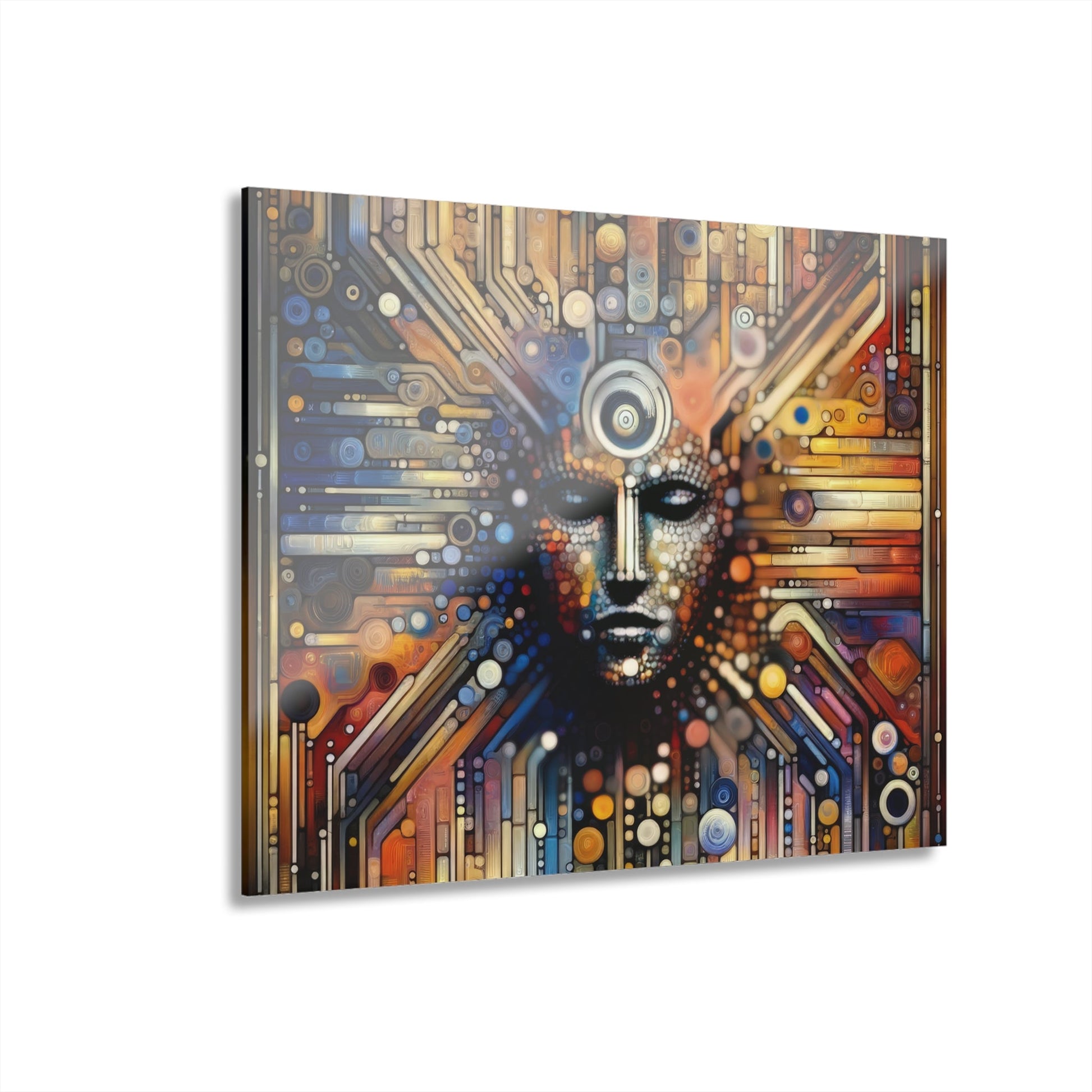 Digital Rhythm Tapestry Acrylic Prints (French Cleat Hanging) - ATUH.ART