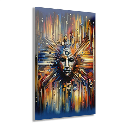 Digital Rhythm Tapestry Acrylic Prints (French Cleat Hanging) - ATUH.ART