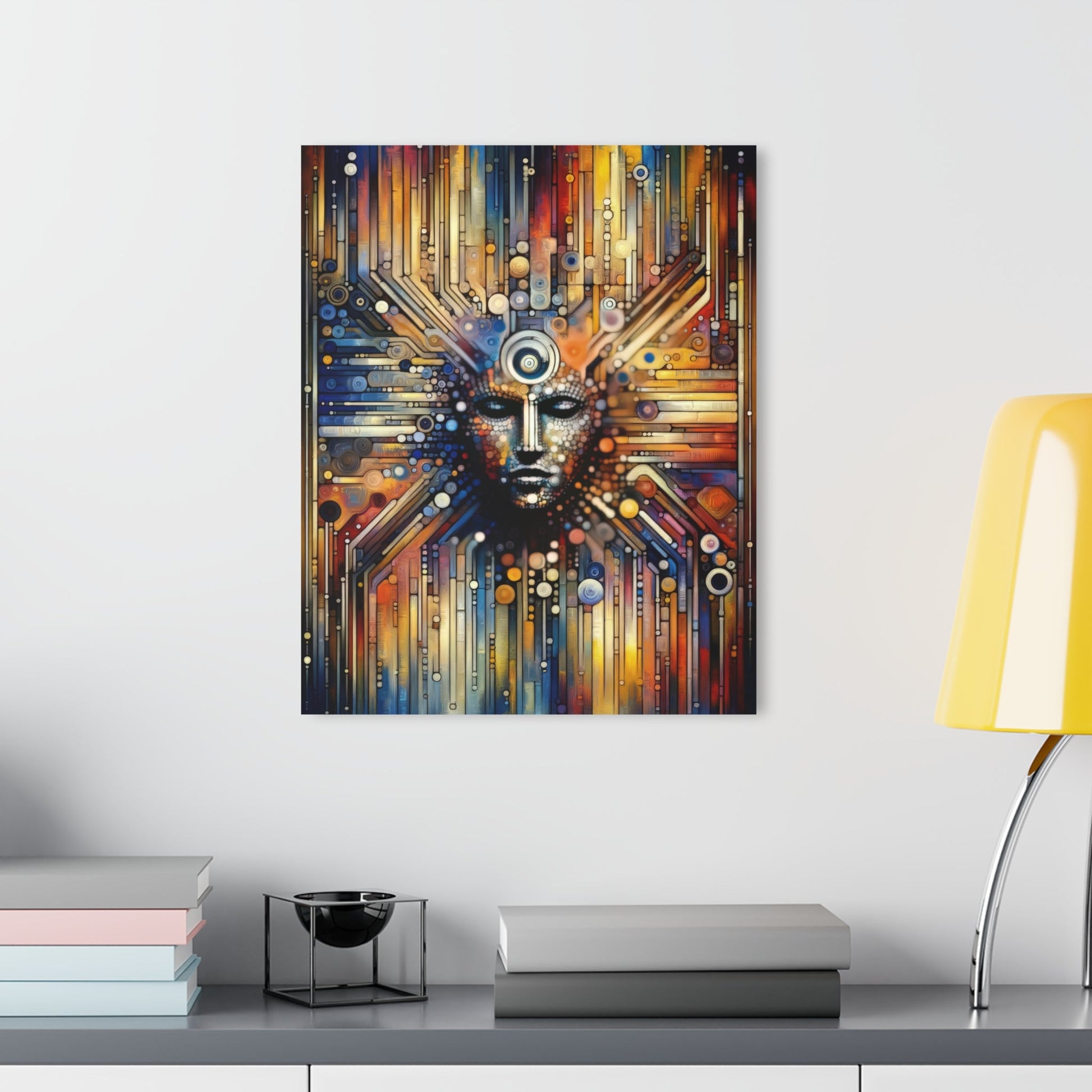 Digital Rhythm Tapestry Acrylic Prints (French Cleat Hanging) - ATUH.ART