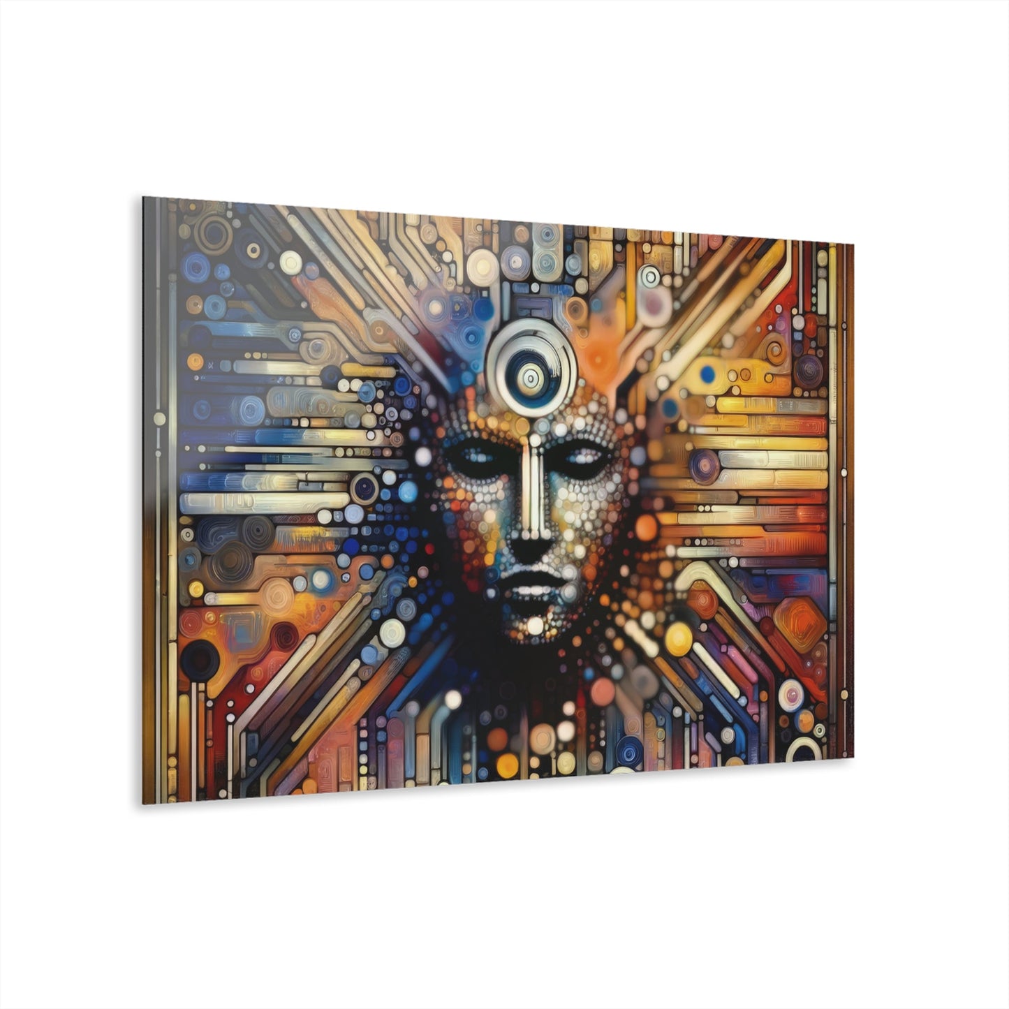 Digital Rhythm Tapestry Acrylic Prints (French Cleat Hanging) - ATUH.ART