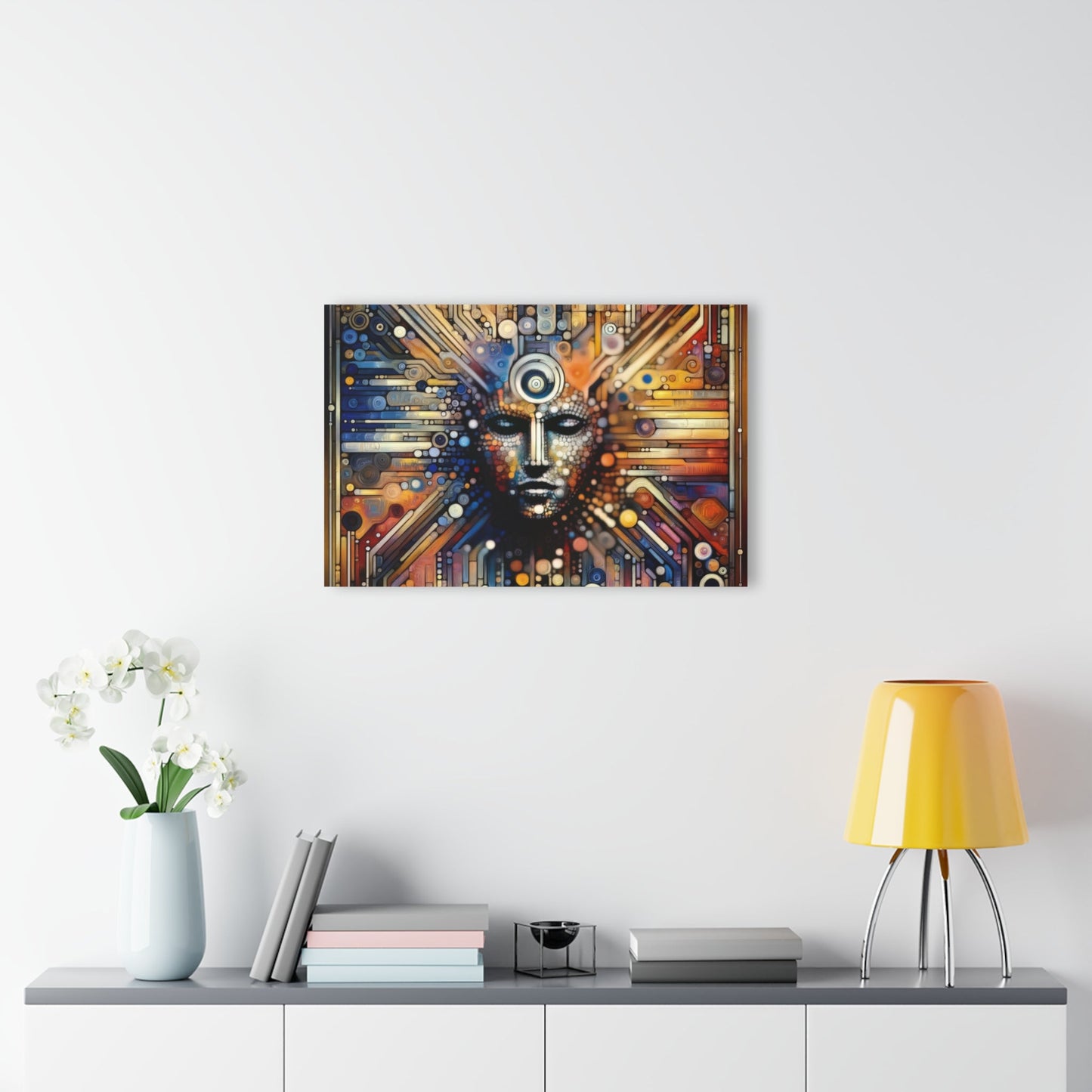 Digital Rhythm Tapestry Acrylic Prints (French Cleat Hanging) - ATUH.ART