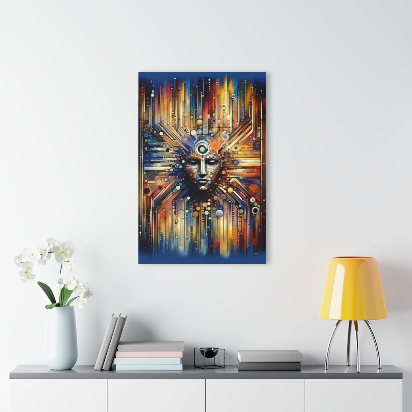 Digital Rhythm Tapestry Acrylic Prints (French Cleat Hanging) - ATUH.ART