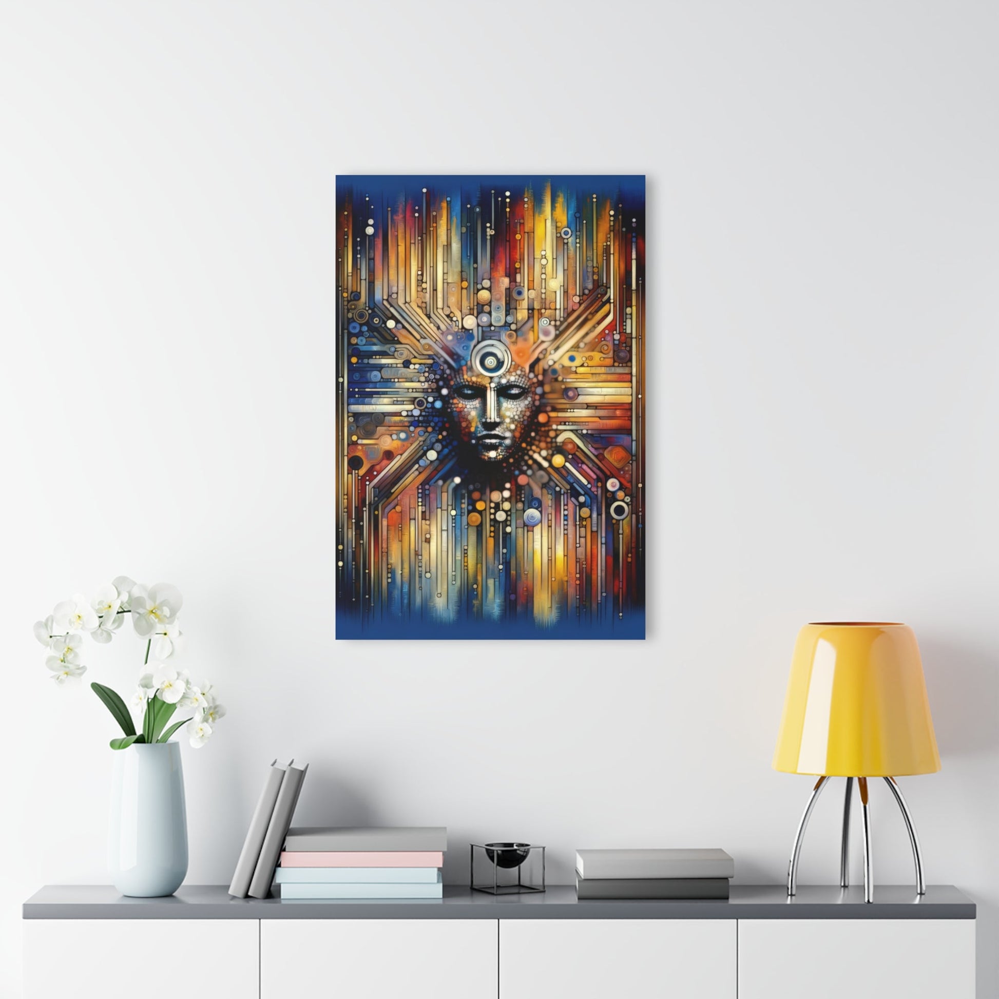 Digital Rhythm Tapestry Acrylic Prints (French Cleat Hanging) - ATUH.ART
