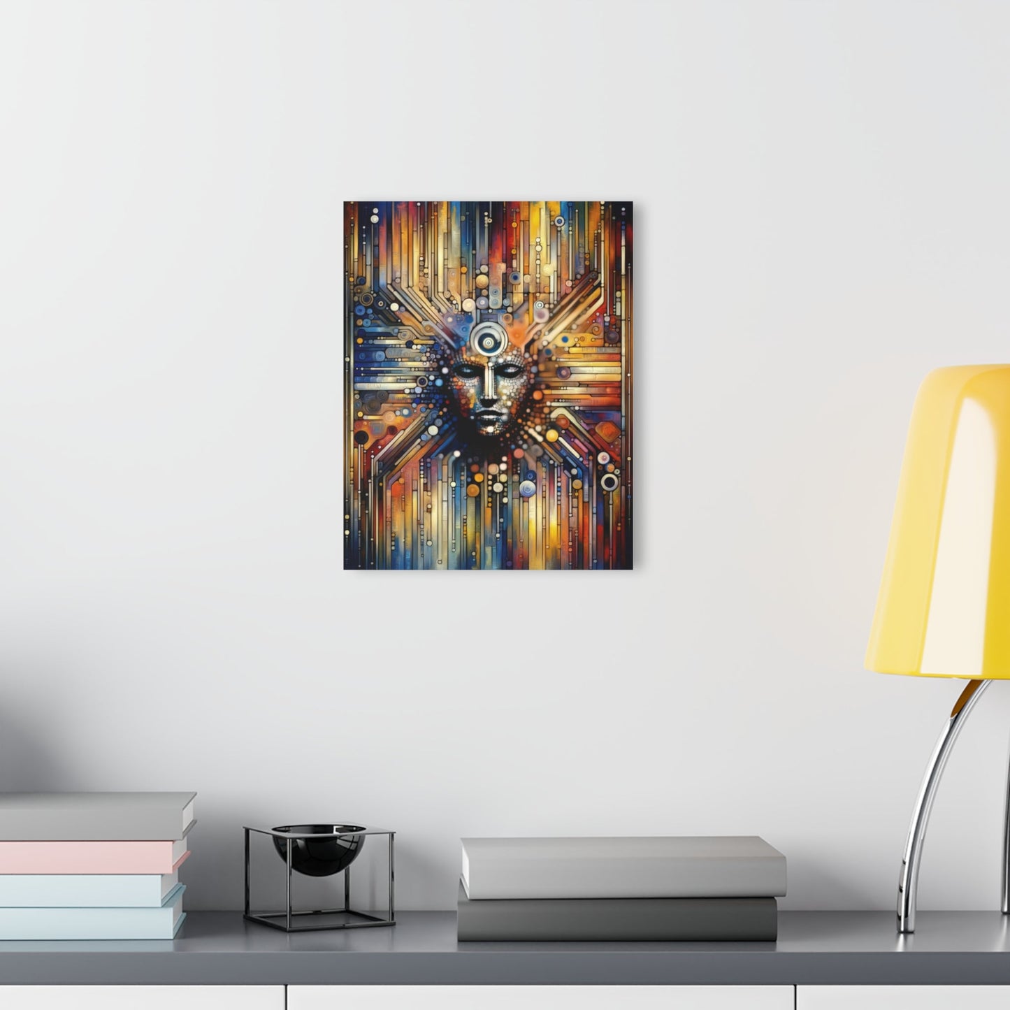Digital Rhythm Tapestry Acrylic Prints (French Cleat Hanging) - ATUH.ART