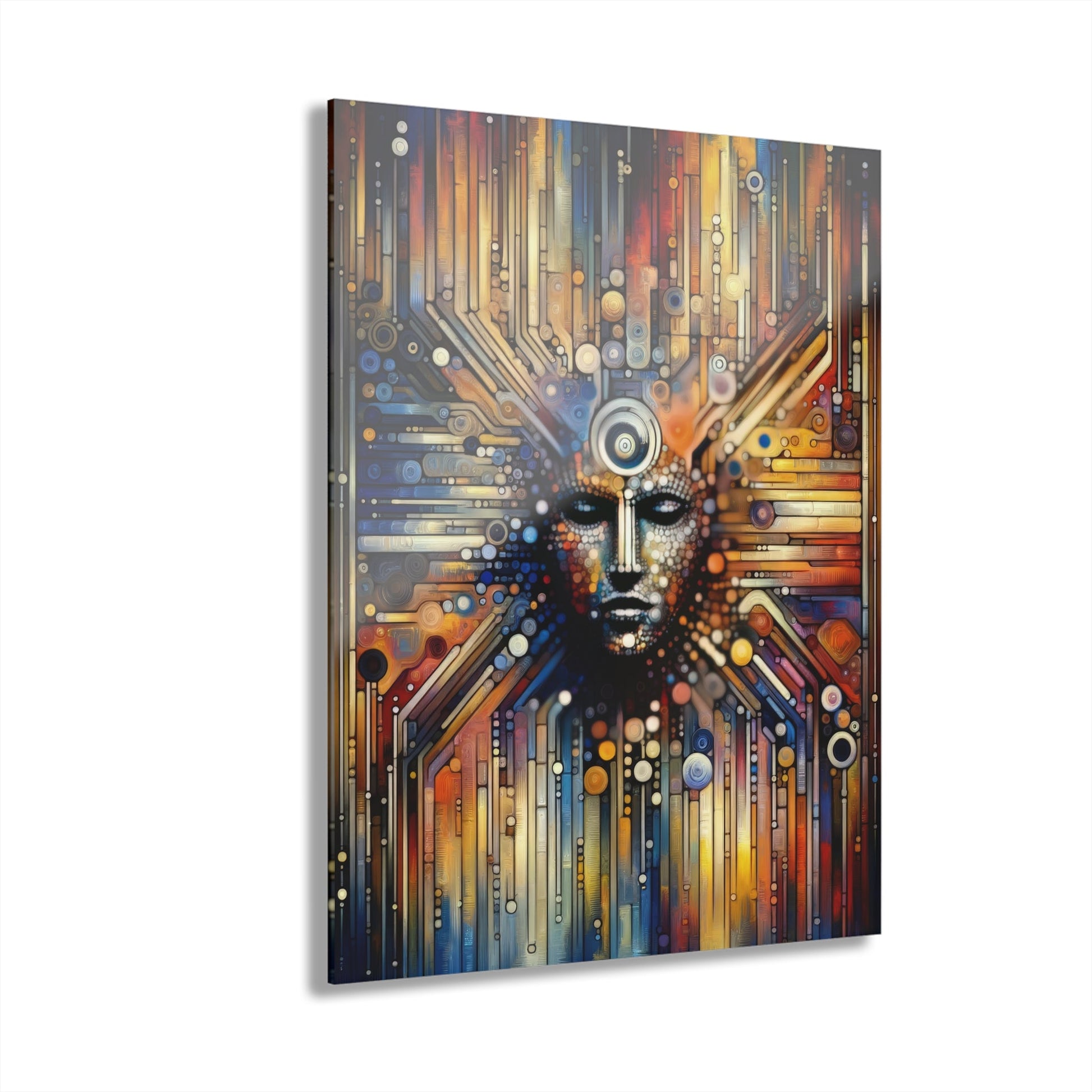 Digital Rhythm Tapestry Acrylic Prints (French Cleat Hanging) - ATUH.ART