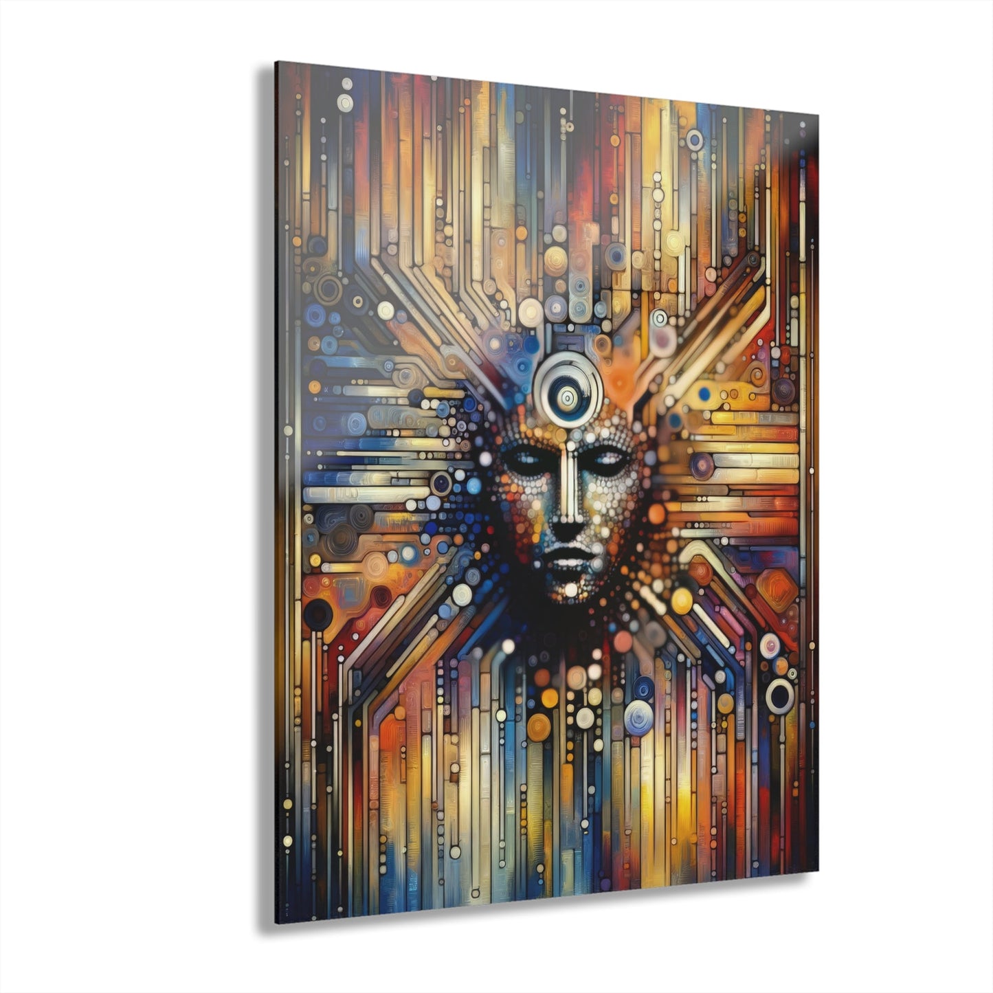Digital Rhythm Tapestry Acrylic Prints (French Cleat Hanging) - ATUH.ART