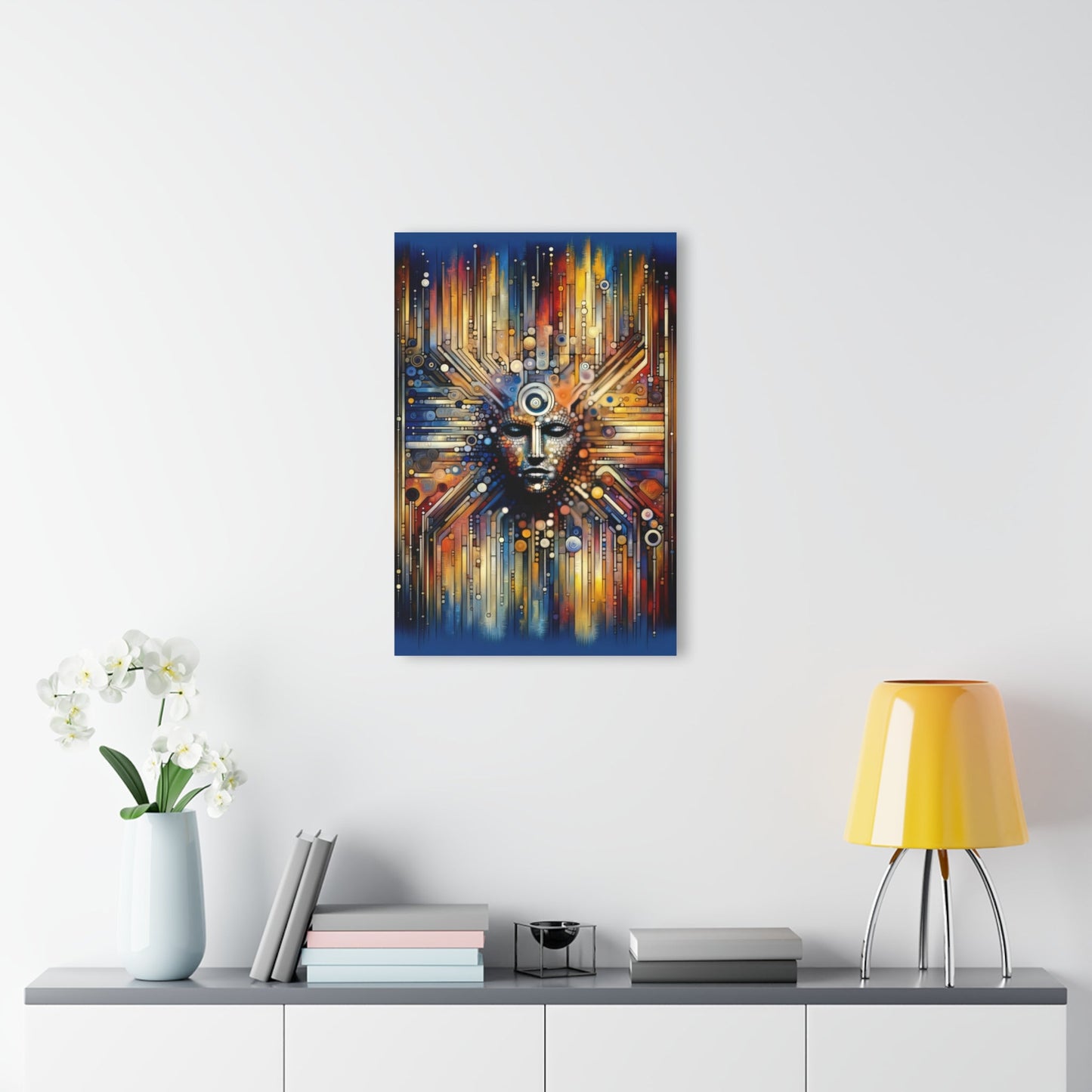 Digital Rhythm Tapestry Acrylic Prints (French Cleat Hanging) - ATUH.ART
