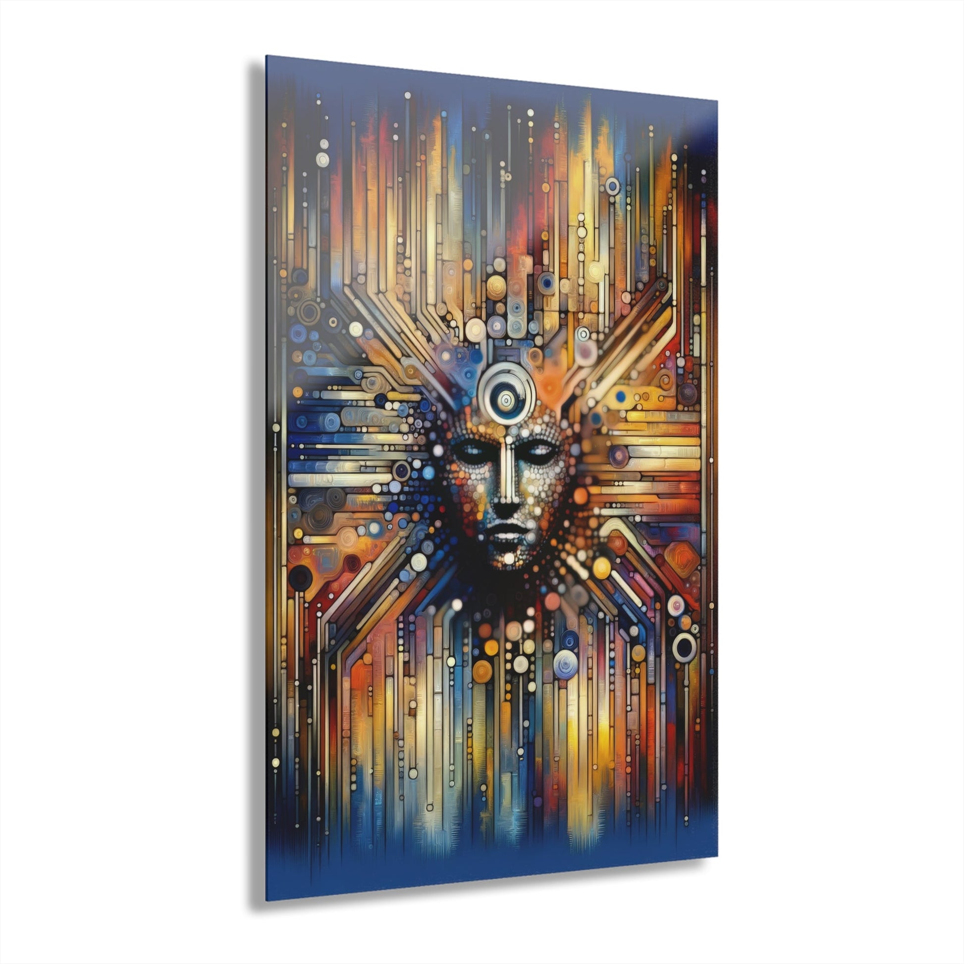 Digital Rhythm Tapestry Acrylic Prints (French Cleat Hanging) - ATUH.ART
