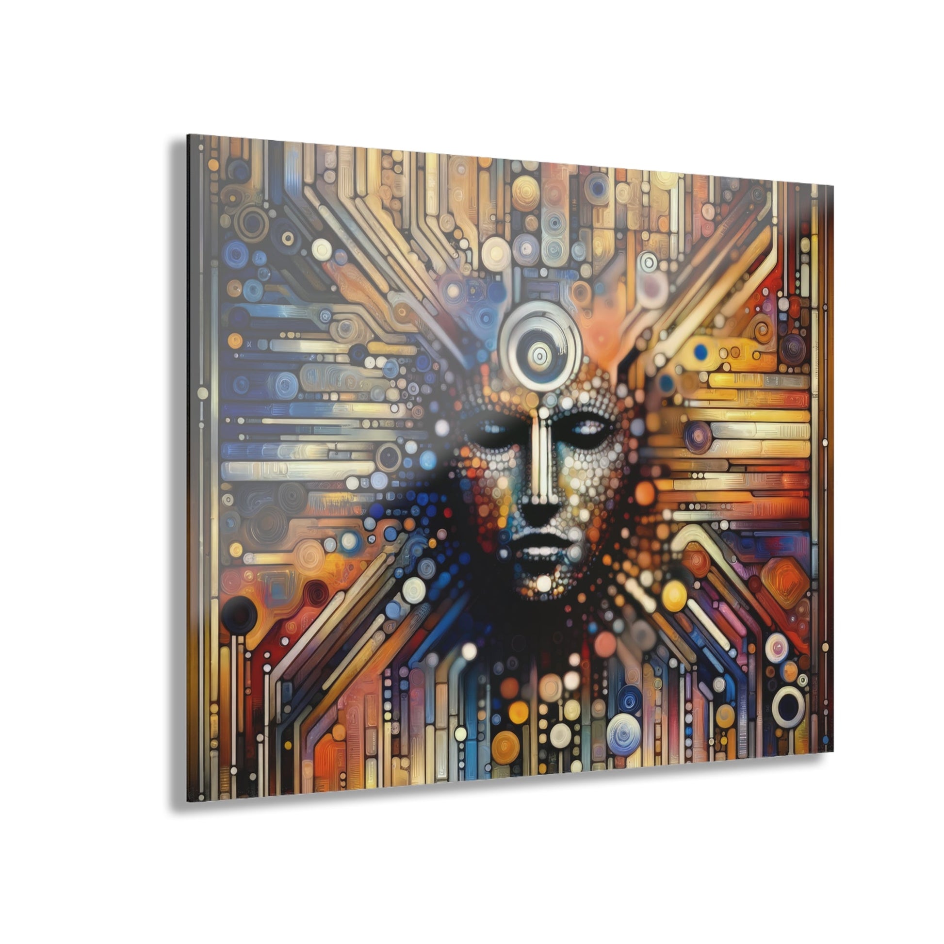Digital Rhythm Tapestry Acrylic Prints (French Cleat Hanging) - ATUH.ART