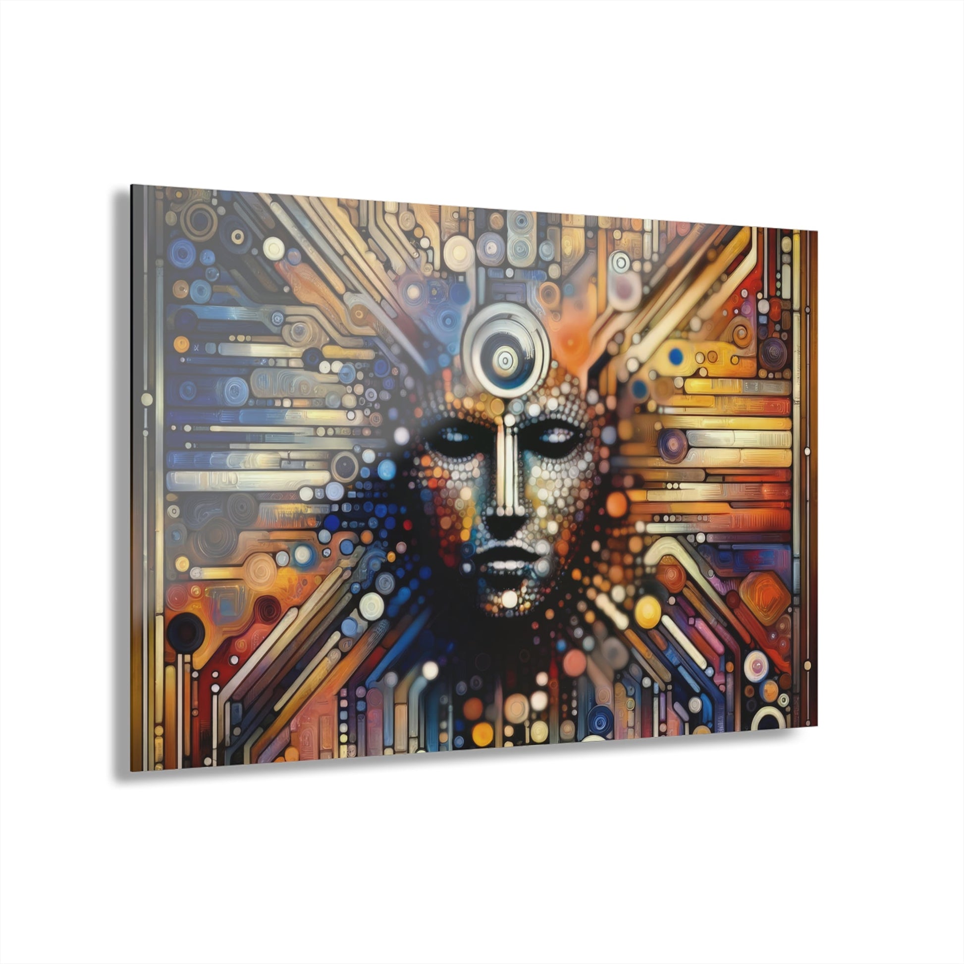 Digital Rhythm Tapestry Acrylic Prints (French Cleat Hanging) - ATUH.ART