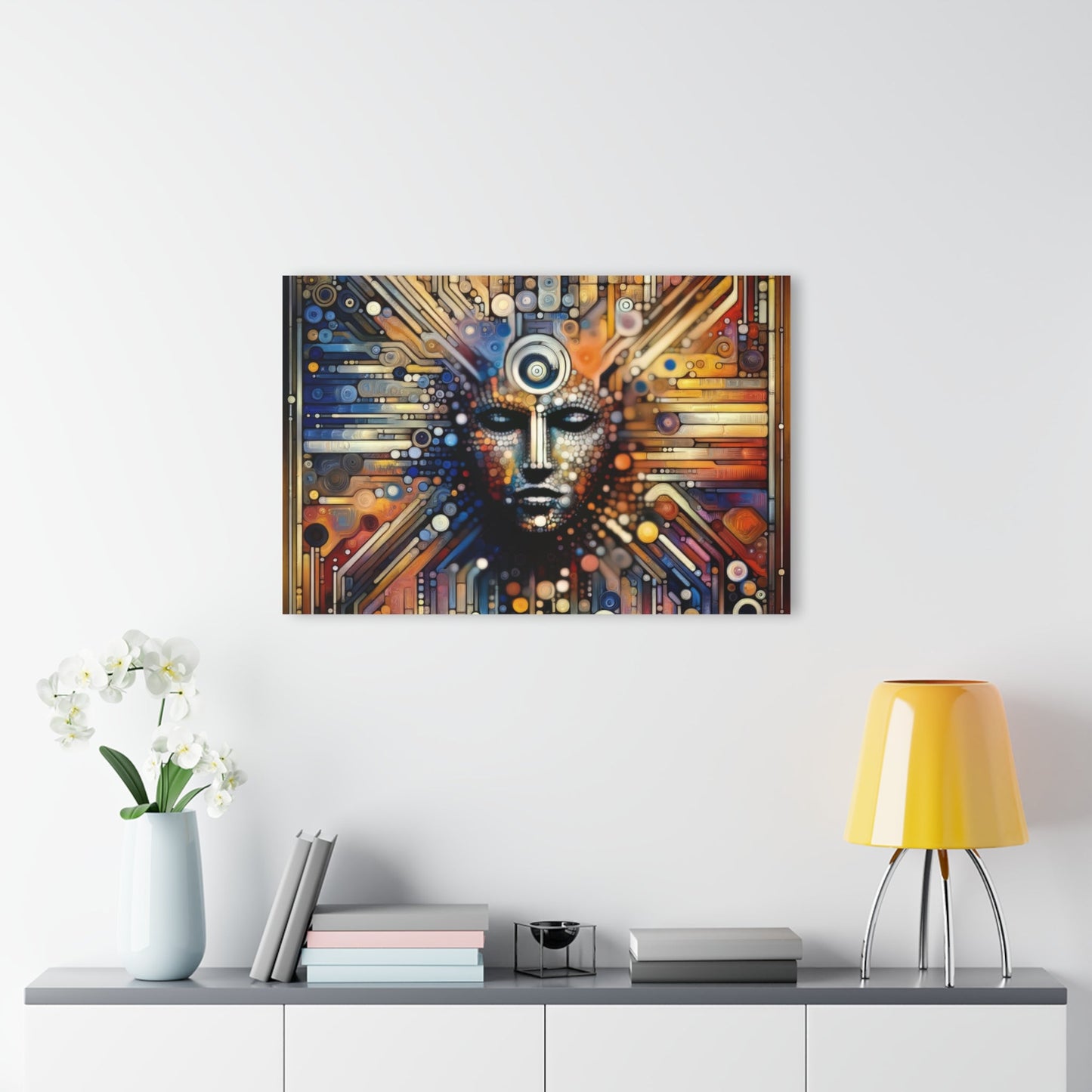 Digital Rhythm Tapestry Acrylic Prints (French Cleat Hanging) - ATUH.ART