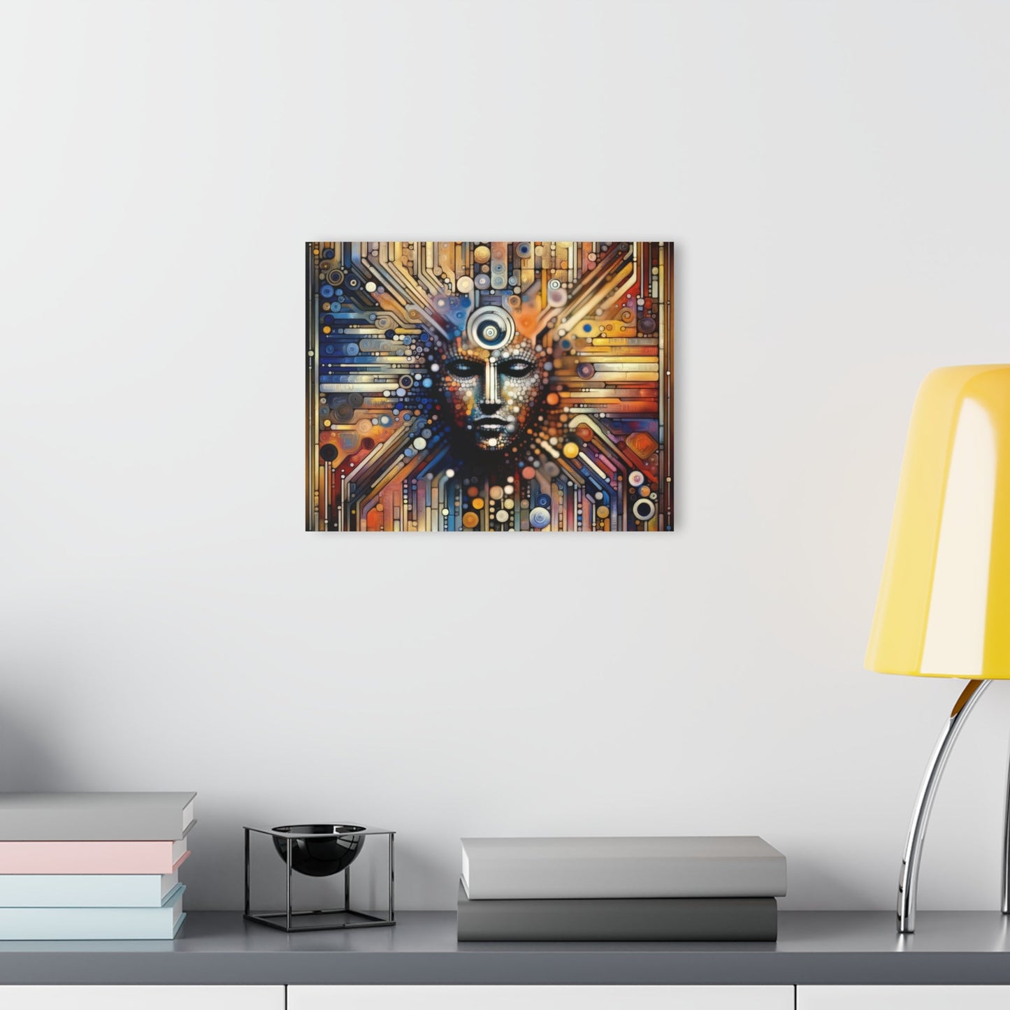 Digital Rhythm Tapestry Acrylic Prints (French Cleat Hanging) - ATUH.ART