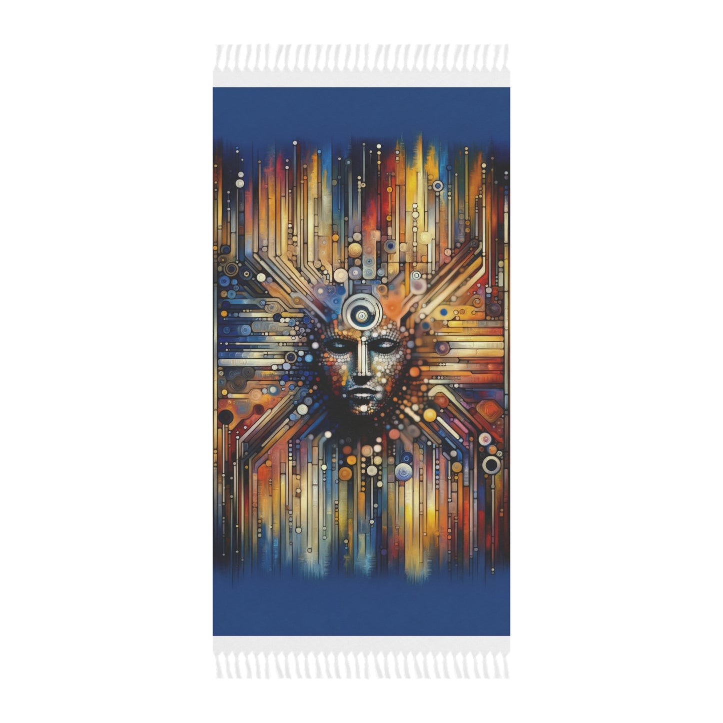 Digital Rhythm Tapestry Boho Beach Cloth - ATUH.ART