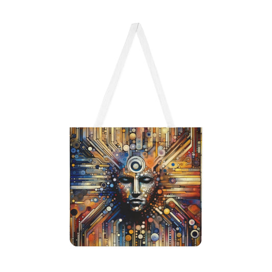 Digital Rhythm Tapestry Shoulder Tote Bag (AOP) - ATUH.ART