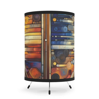 Digital Rhythm Tapestry Tripod Lamp with High-Res Printed Shade, US\CA plug - ATUH.ART