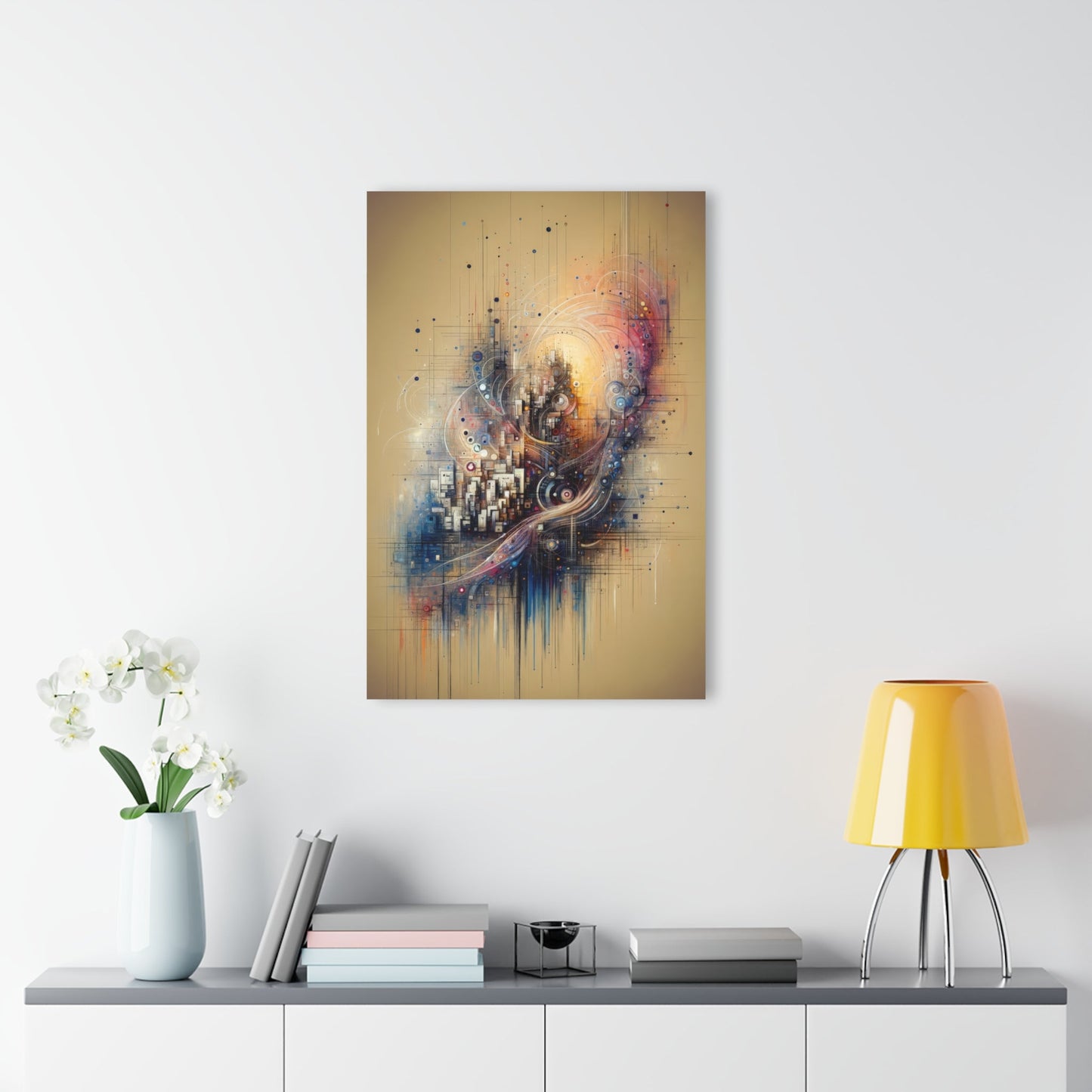 Digital Rhythmic Architecture Acrylic Prints (French Cleat Hanging) - ATUH.ART