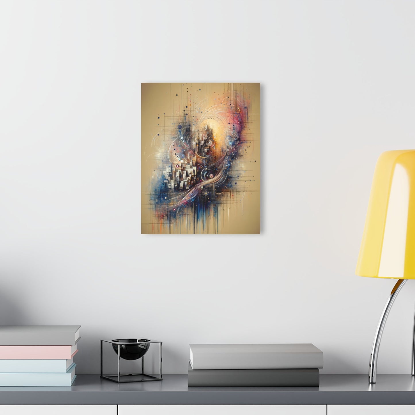 Digital Rhythmic Architecture Acrylic Prints (French Cleat Hanging) - ATUH.ART