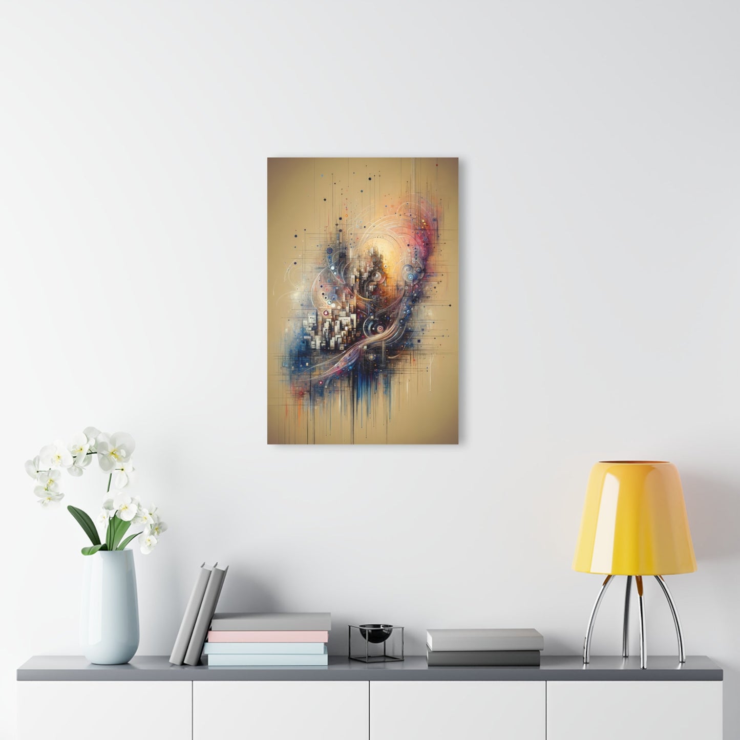 Digital Rhythmic Architecture Acrylic Prints (French Cleat Hanging) - ATUH.ART