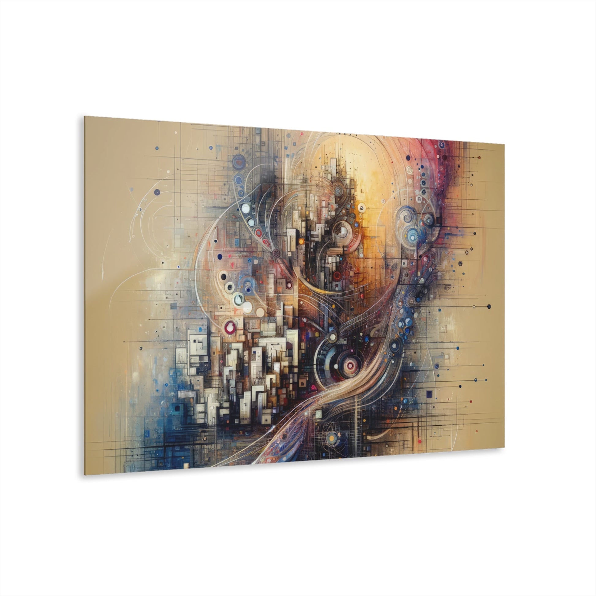Digital Rhythmic Architecture Acrylic Prints (French Cleat Hanging) - ATUH.ART