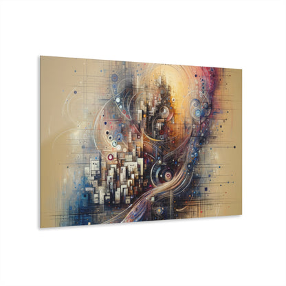Digital Rhythmic Architecture Acrylic Prints (French Cleat Hanging) - ATUH.ART