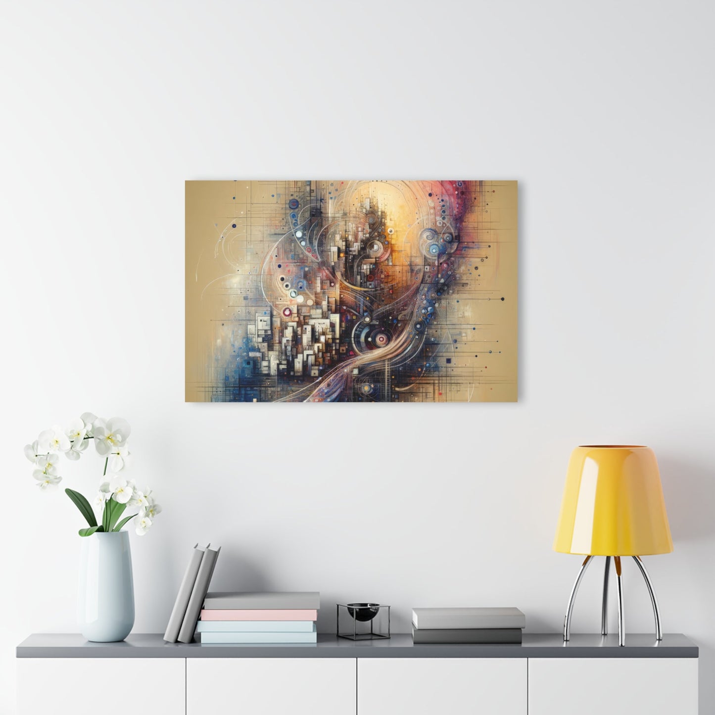 Digital Rhythmic Architecture Acrylic Prints (French Cleat Hanging) - ATUH.ART