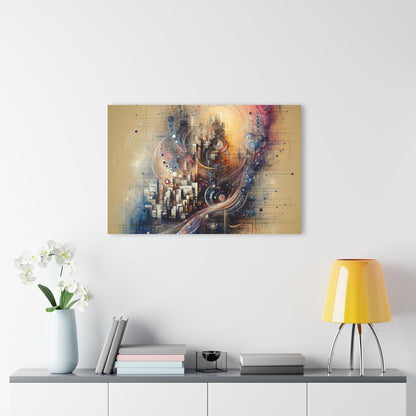 Digital Rhythmic Architecture Acrylic Prints (French Cleat Hanging) - ATUH.ART