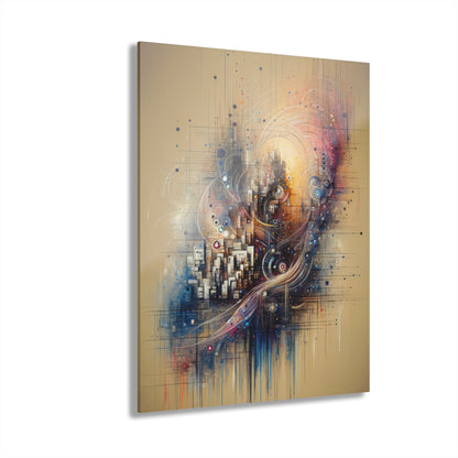 Digital Rhythmic Architecture Acrylic Prints (French Cleat Hanging) - ATUH.ART