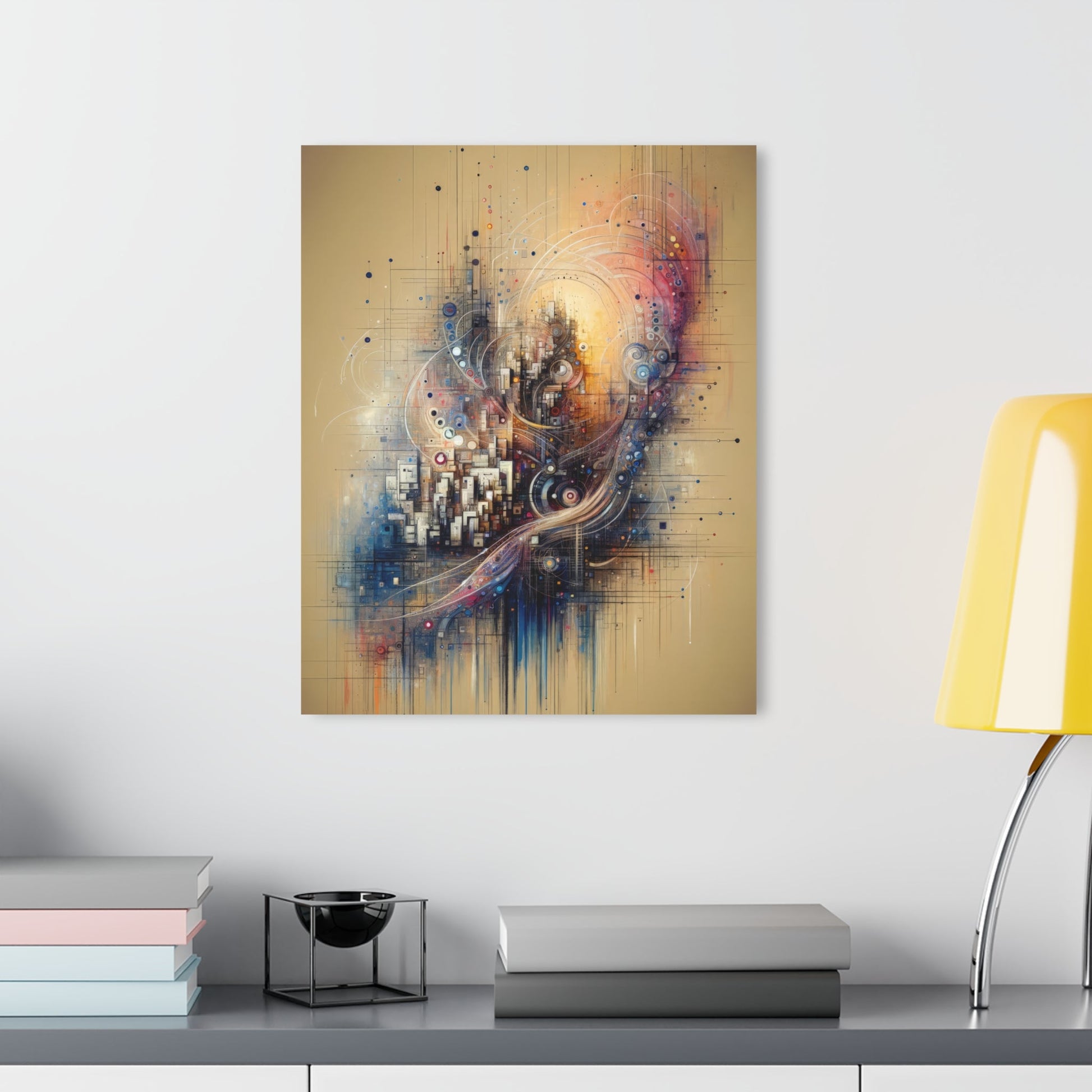 Digital Rhythmic Architecture Acrylic Prints (French Cleat Hanging) - ATUH.ART