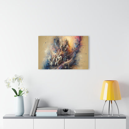 Digital Rhythmic Architecture Acrylic Prints (French Cleat Hanging) - ATUH.ART