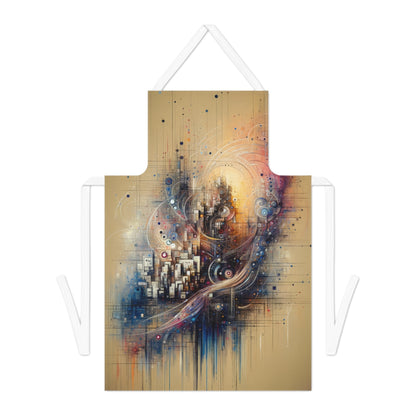 Digital Rhythmic Architecture Adult Apron (AOP) - ATUH.ART