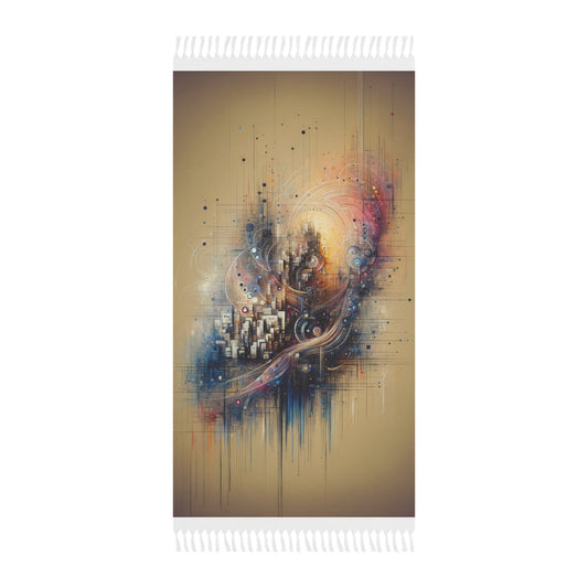Digital Rhythmic Architecture Boho Beach Cloth - ATUH.ART