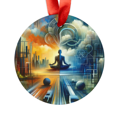 Digital Spiritual Journey Acrylic Ornament with Ribbon - ATUH.ART
