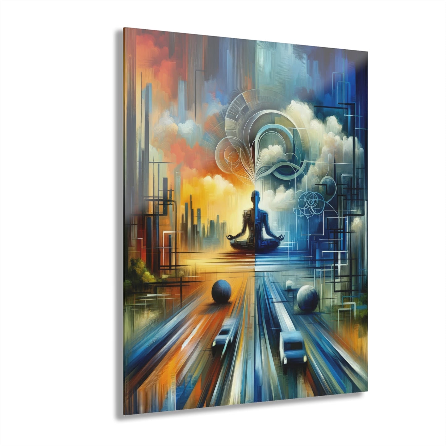 Digital Spiritual Journey Acrylic Prints (French Cleat Hanging) - ATUH.ART