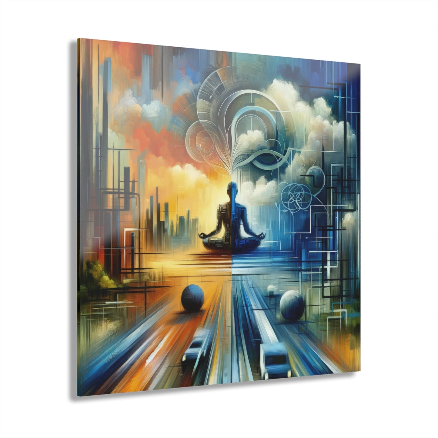 Digital Spiritual Journey Acrylic Prints (French Cleat Hanging) - ATUH.ART