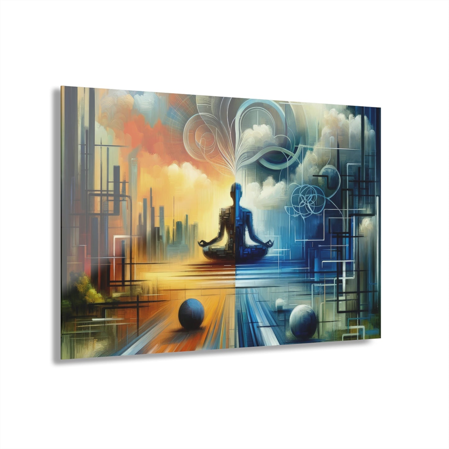 Digital Spiritual Journey Acrylic Prints (French Cleat Hanging) - ATUH.ART